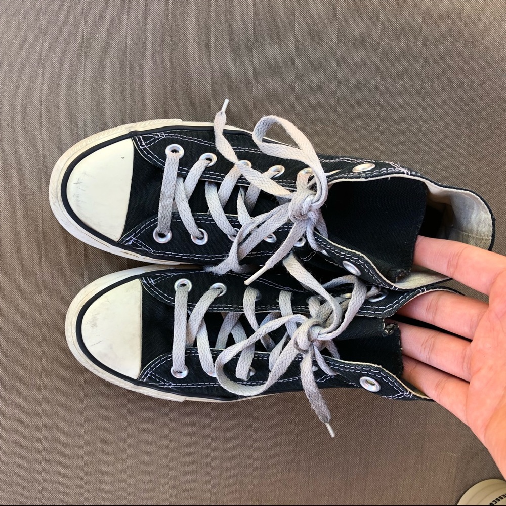 High top black converse